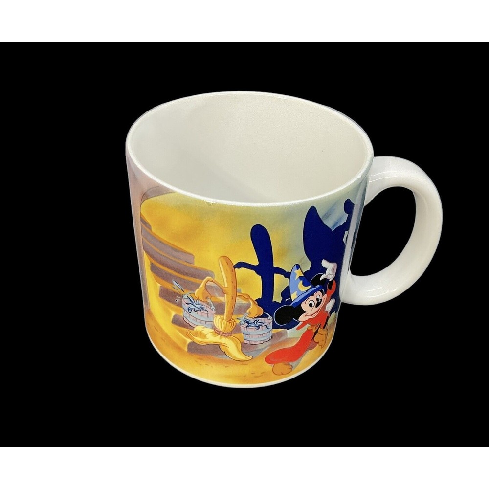 Disney Fantasia Mickey Mouse Sorcerer's Dancing Broom Coffee Mug Cup